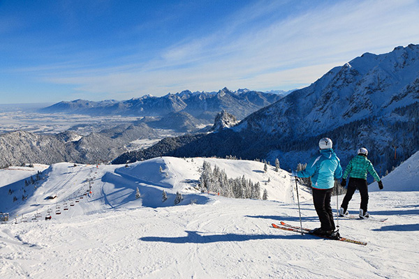 Skifahren auf dem Breitenberg im Allgäu